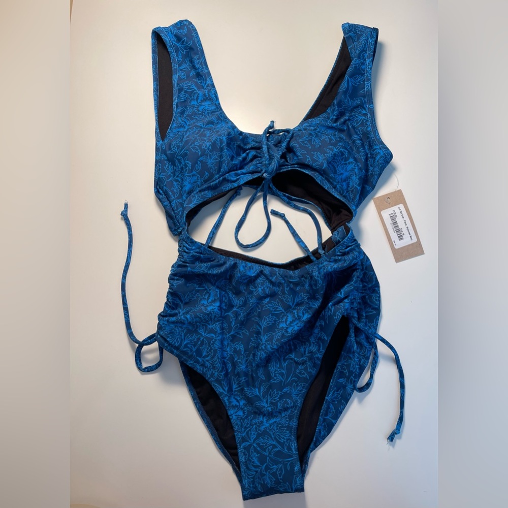Albion Fit The Muse One-Piece in Mykonos Navy